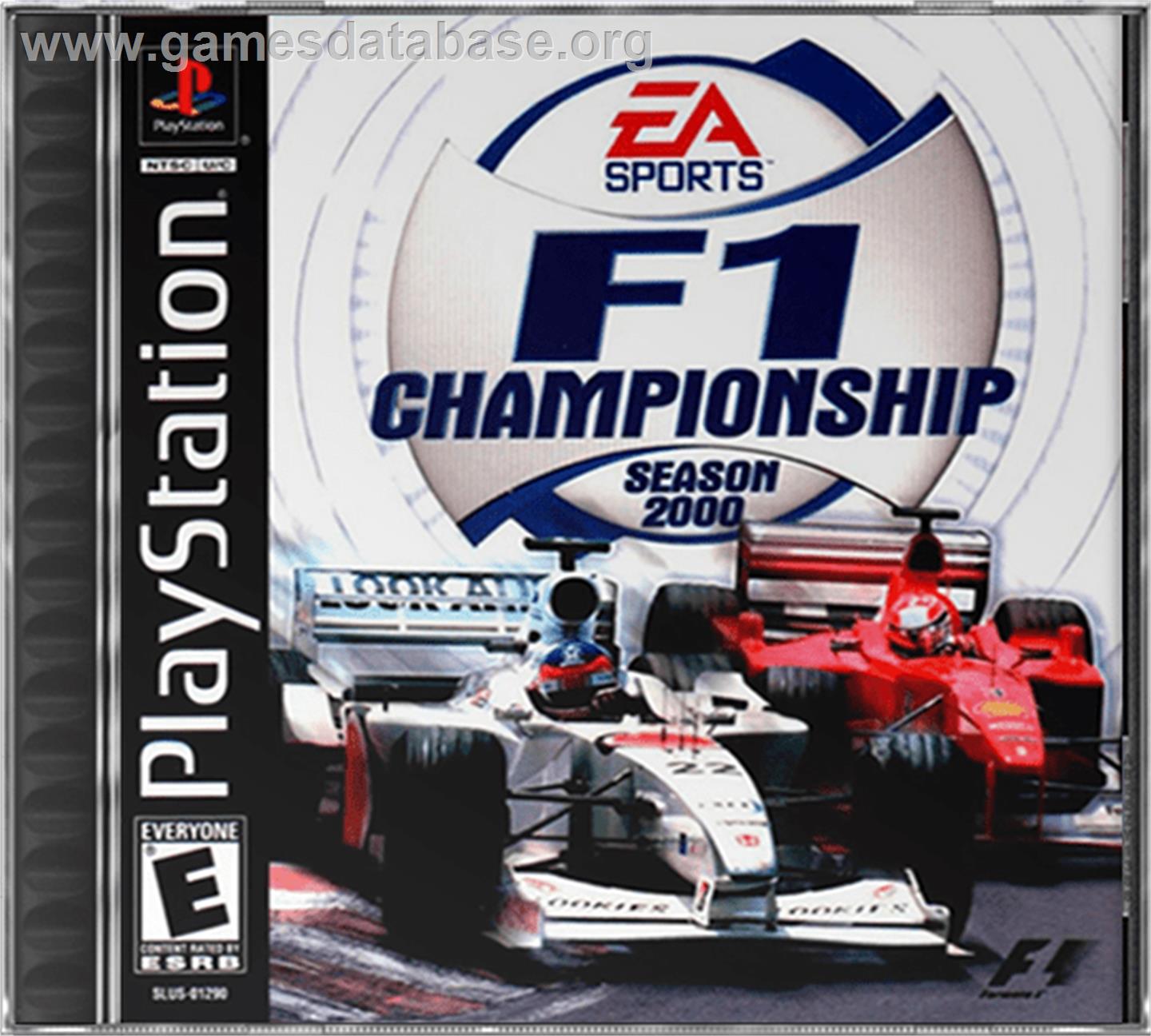 F1 Championship Season 2000 - Sony Playstation - Artwork - Box