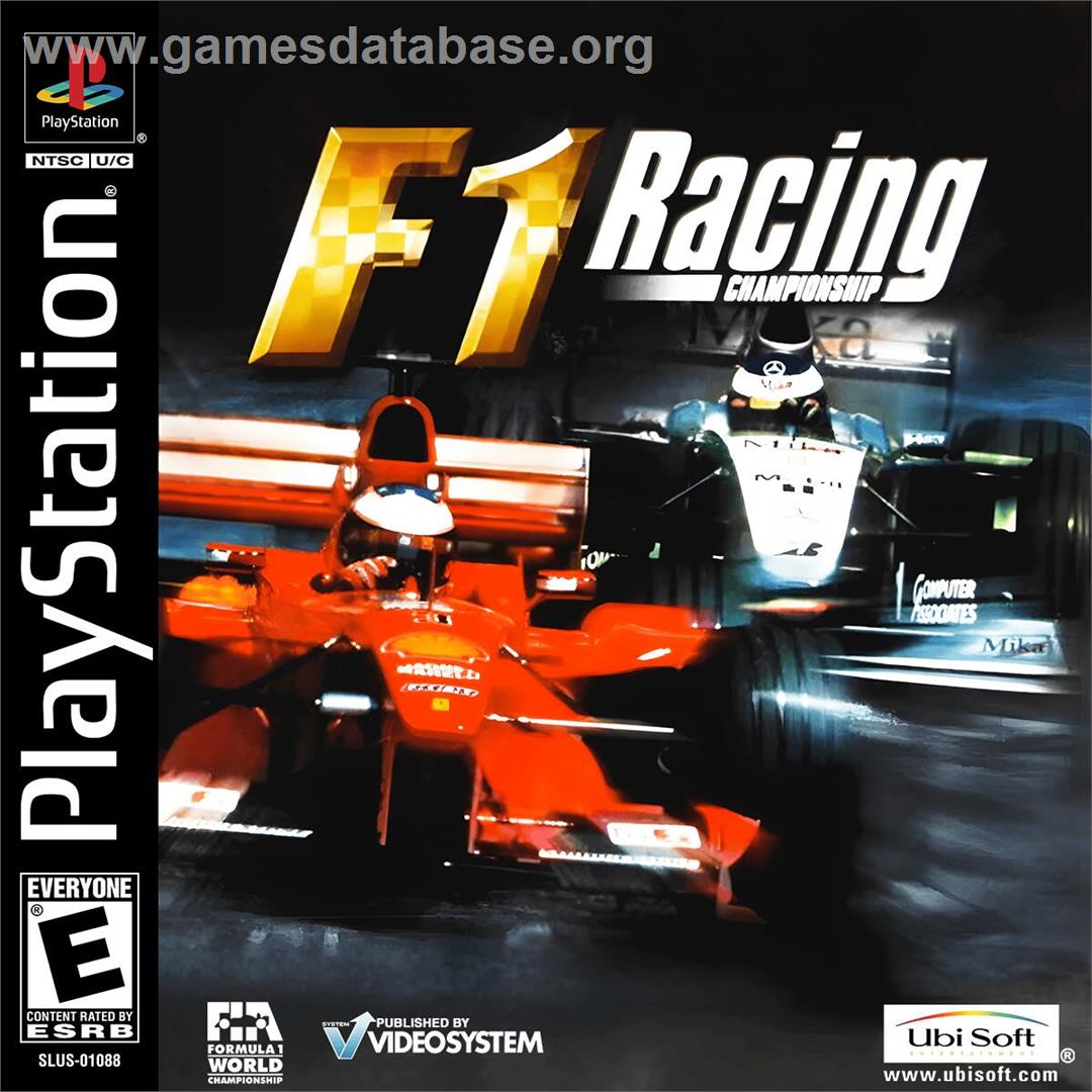 F1 Racing Championship - Sony Playstation - Artwork - Box