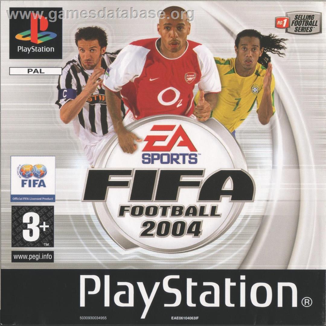 FIFA Football 2004 - Sony Playstation - Artwork - Box