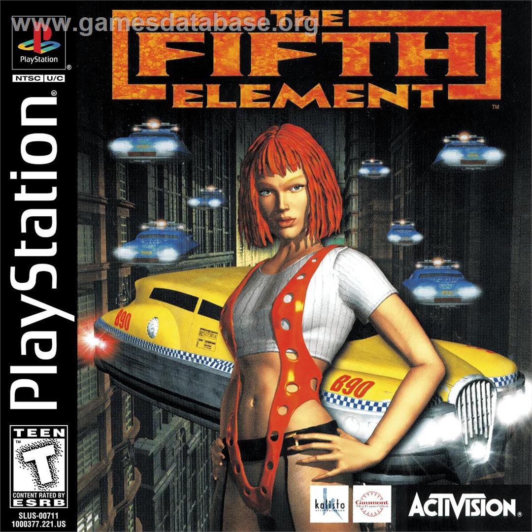 Fifth Element, The - Sony Playstation - Artwork - Box