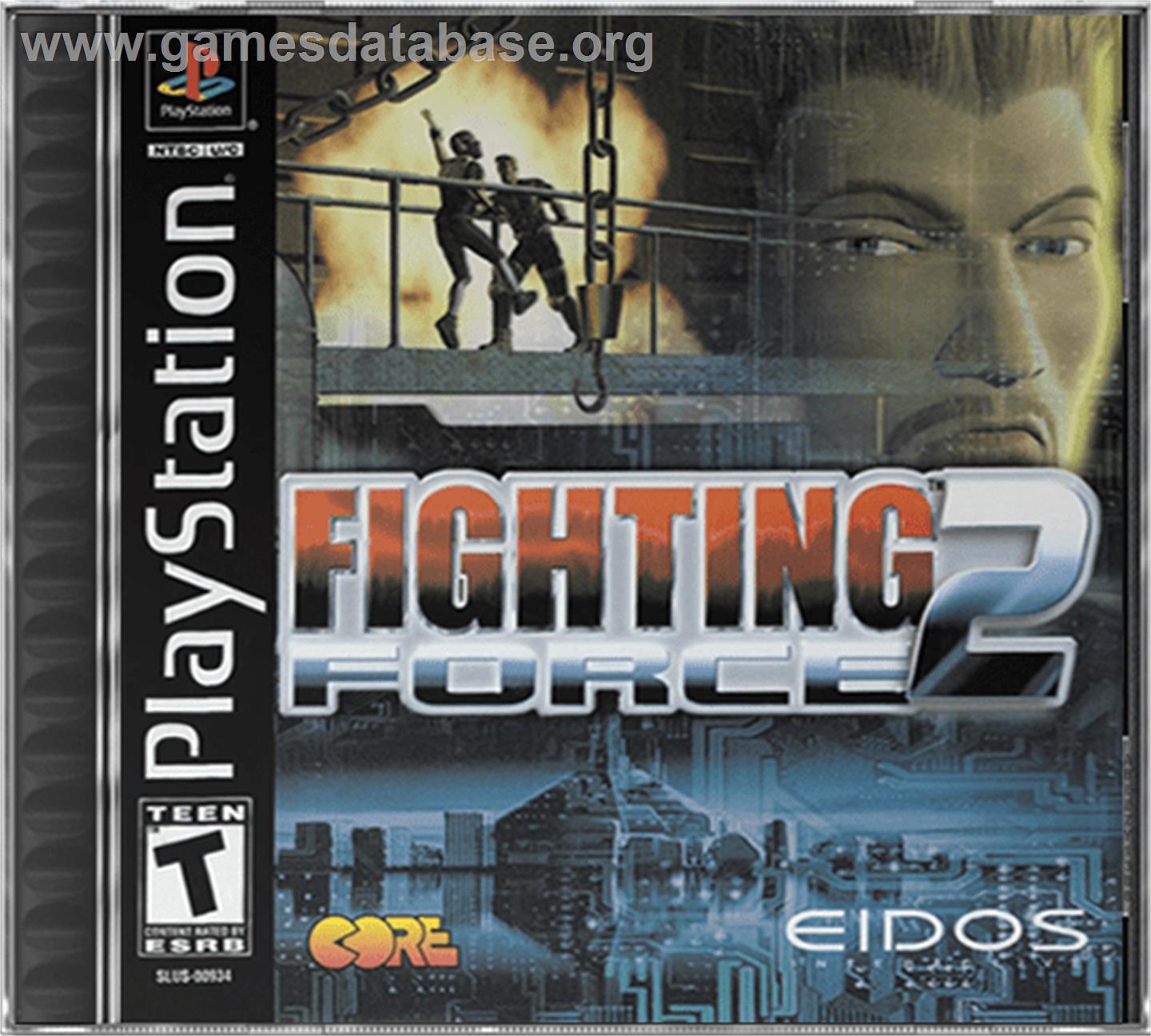 Fighting Force 2 - Sony Playstation - Artwork - Box