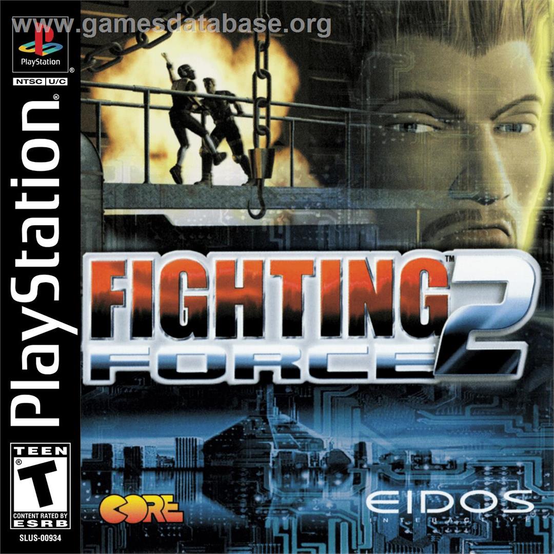 Fighting Force 2 - Sony Playstation - Artwork - Box