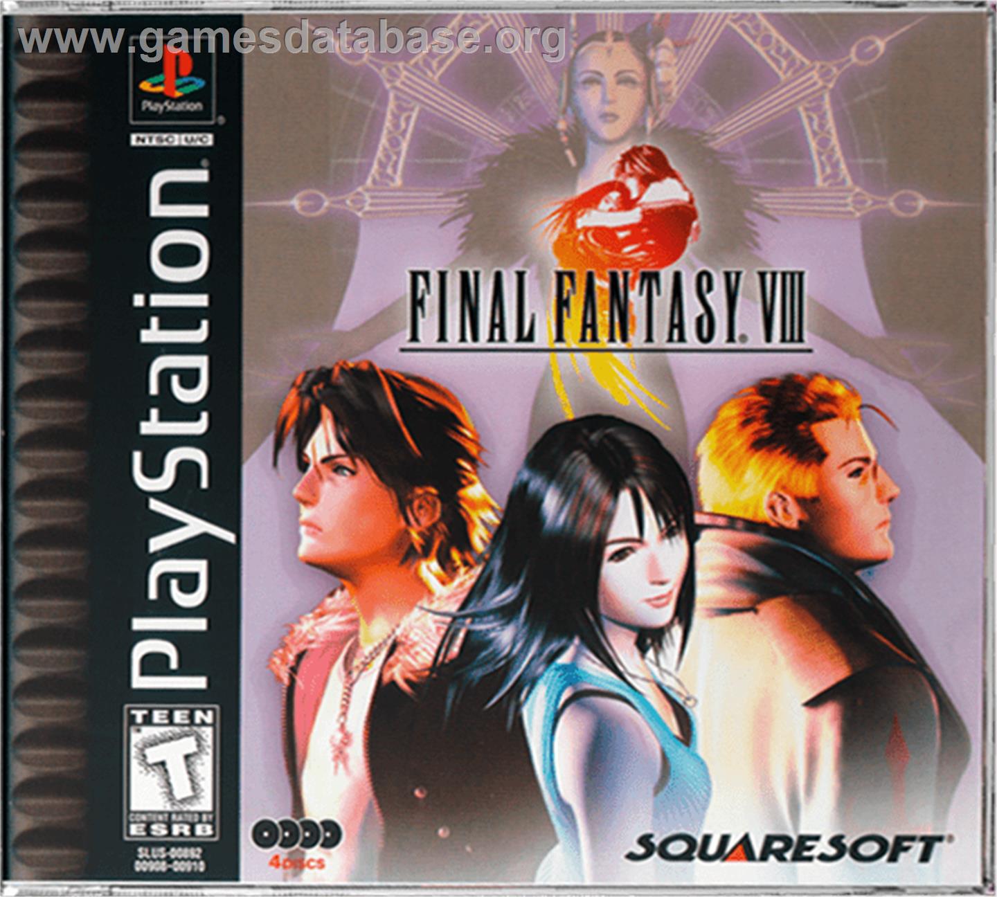 Final Fantasy VIII - Sony Playstation - Artwork - Box
