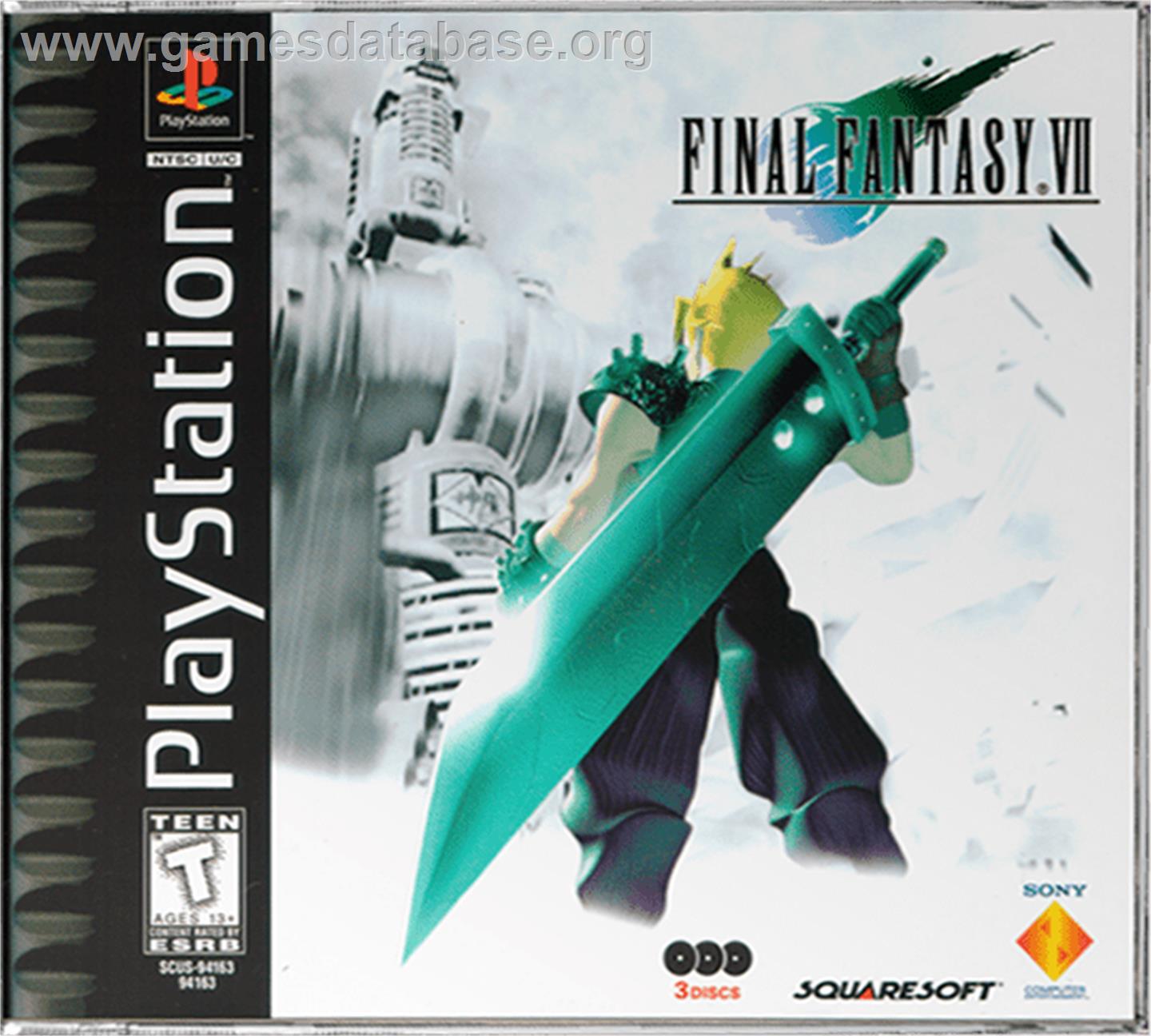 Final Fantasy VII - Sony Playstation - Artwork - Box