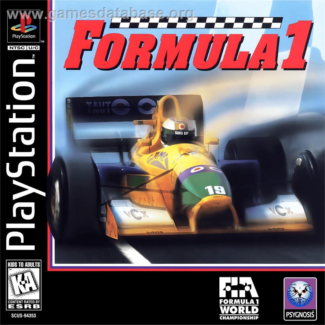 Formula 1 - Sony Playstation - Artwork - Box