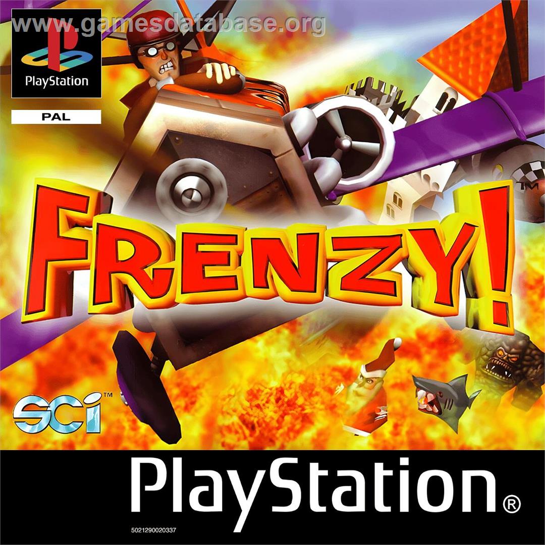 Frenzy - Sony Playstation - Artwork - Box