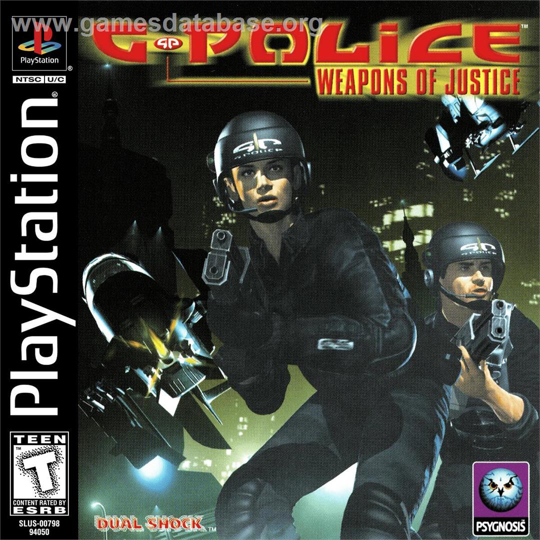 G-police - Weapons Of Justice - Sony Playstation - Artwork - Box