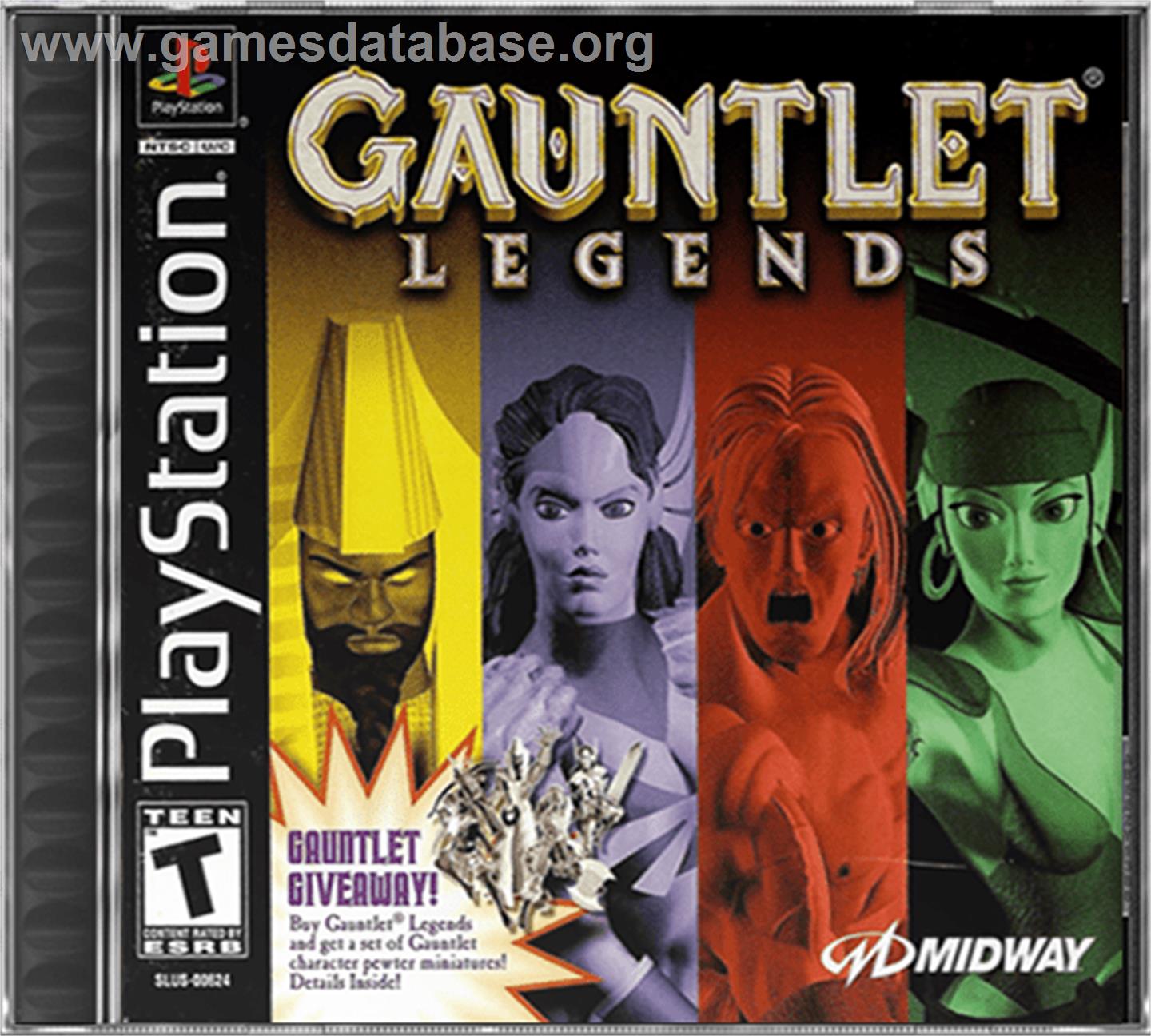 Gauntlet Legends - Sony Playstation - Artwork - Box