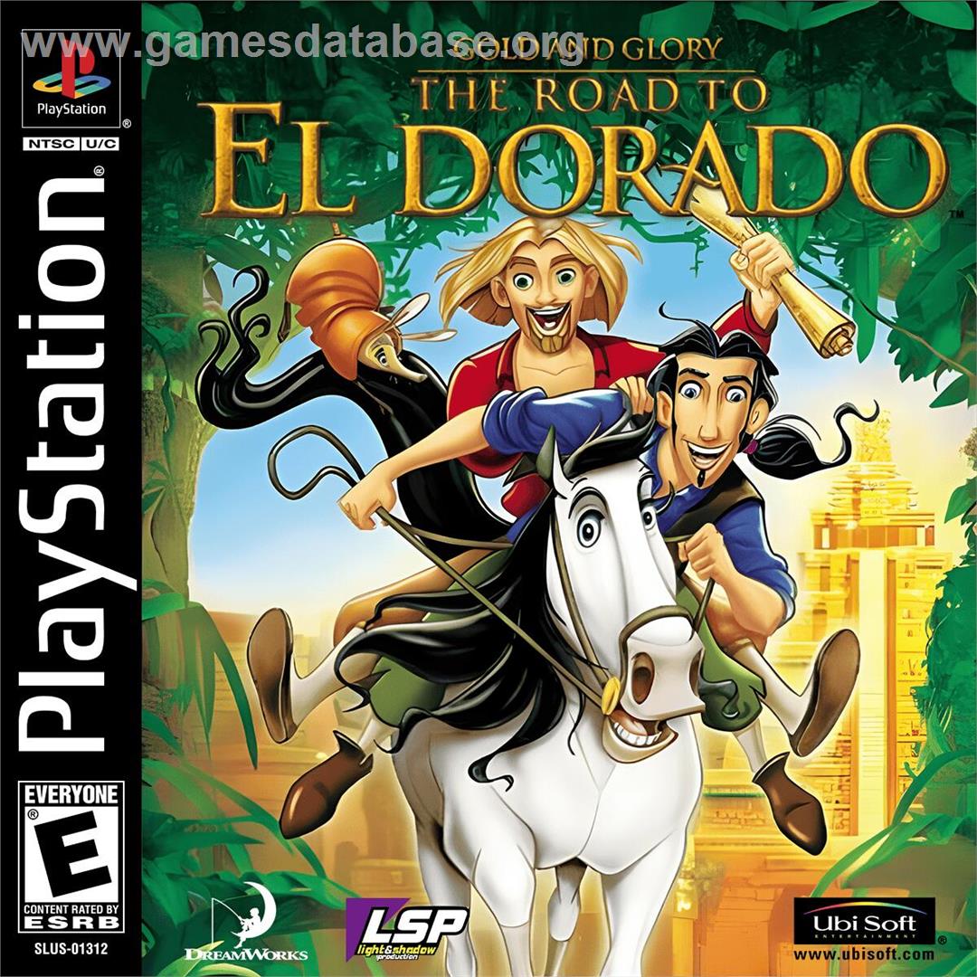 Gold And Glory - The Road To El Dorado - Sony Playstation - Artwork - Box