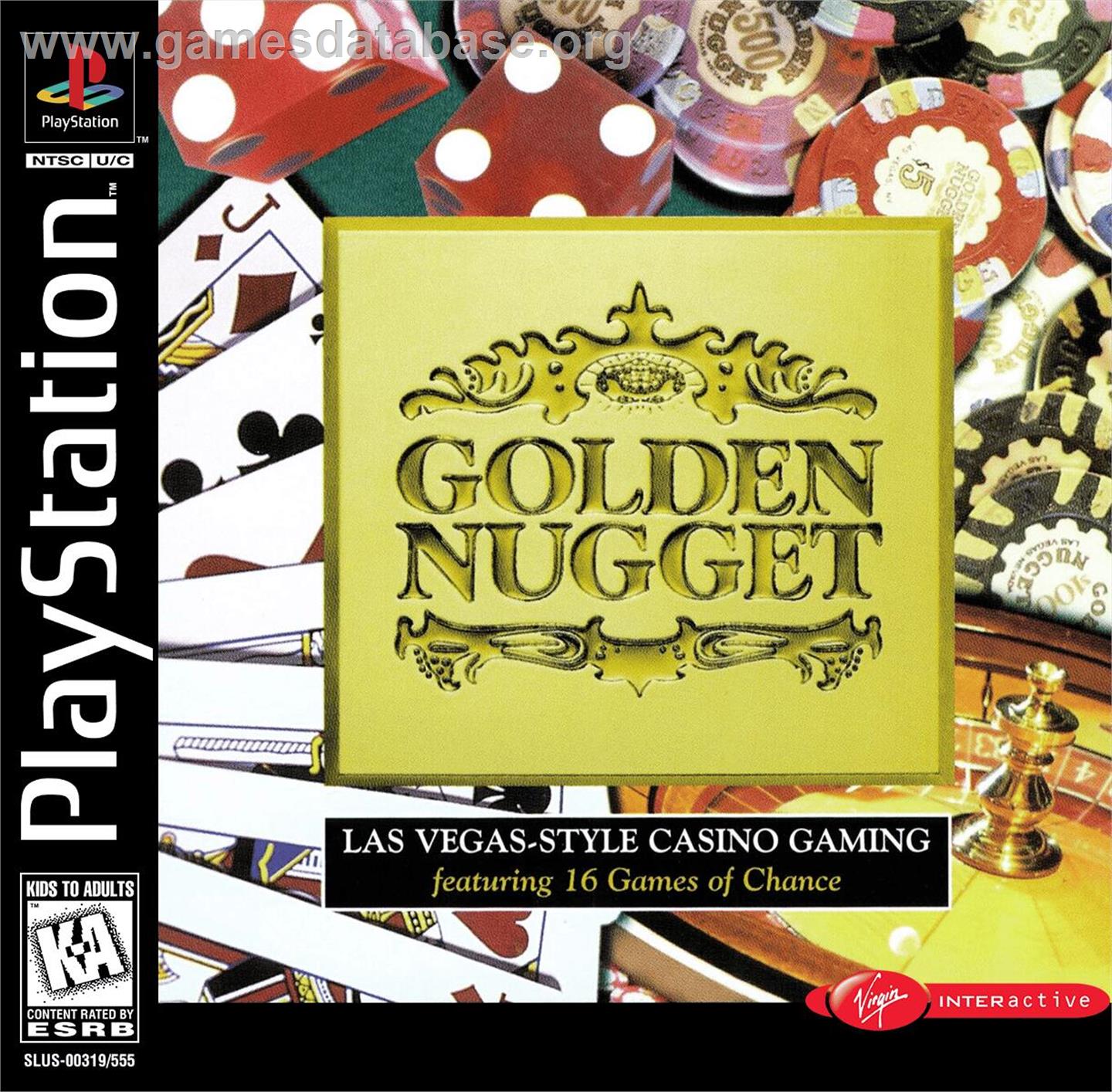 Golden Nugget - Sony Playstation - Artwork - Box