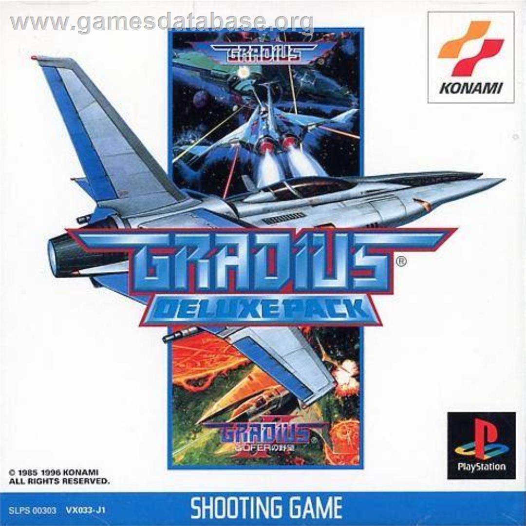 Gradius Deluxe Pack - Sony Playstation - Artwork - Box