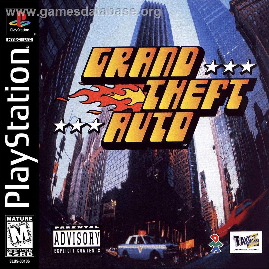 Grand Theft Auto - Sony Playstation - Artwork - Box