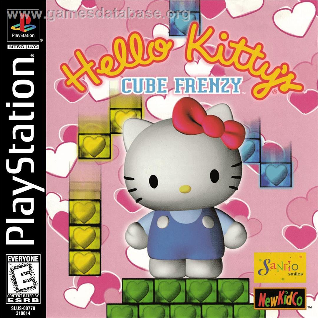 Hello Kitty - Cube Frenzy - Sony Playstation - Artwork - Box