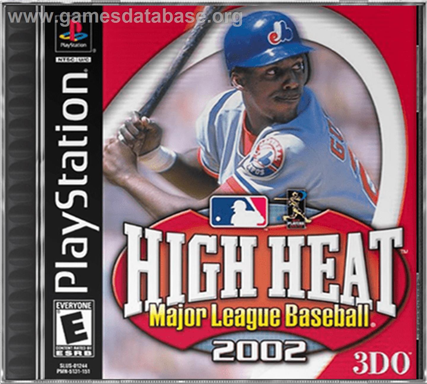 High Heat Major League Baseball 2002 - Sony Playstation - Artwork - Box