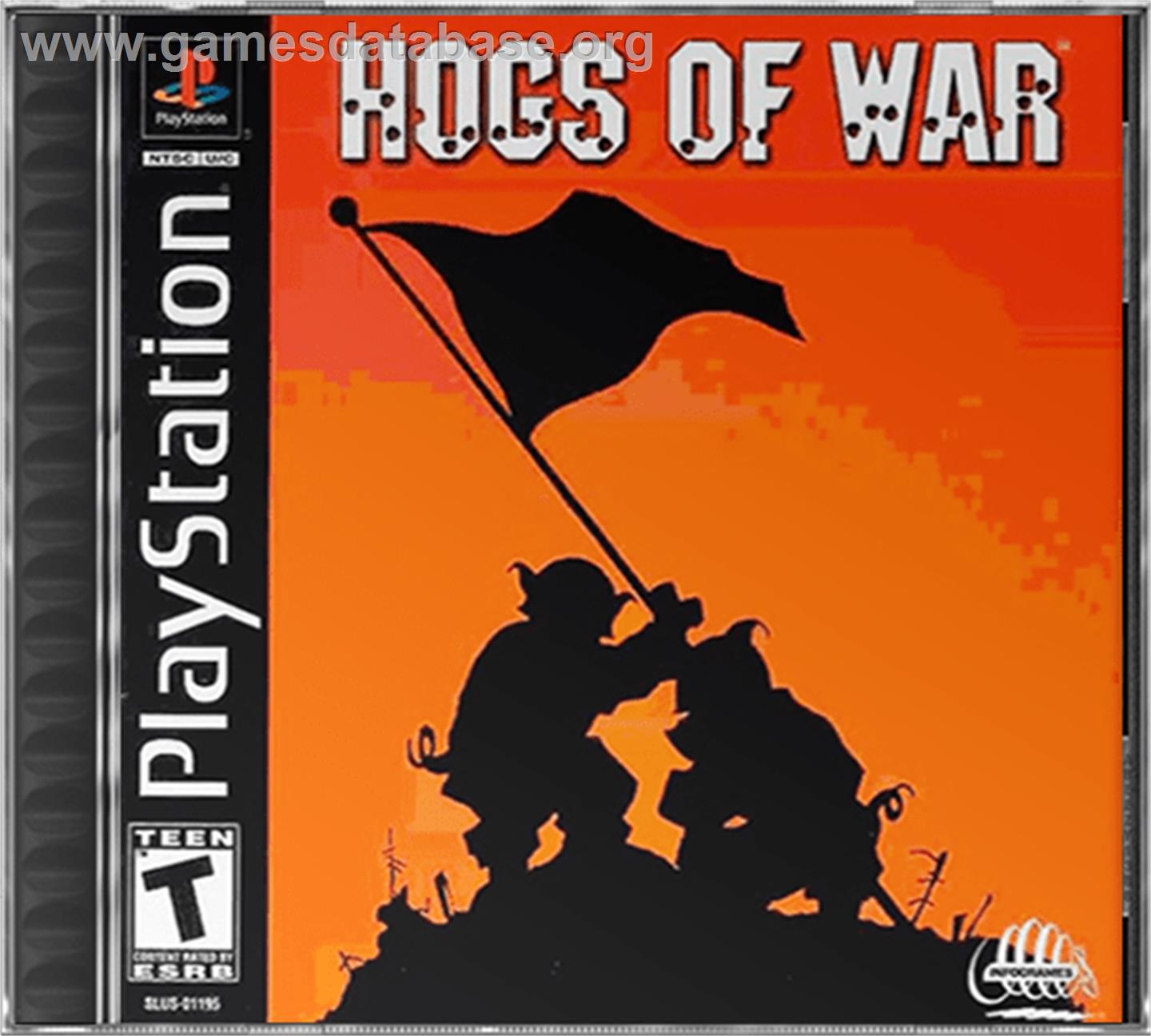 Hogs of War / Worms - Sony Playstation - Artwork - Box