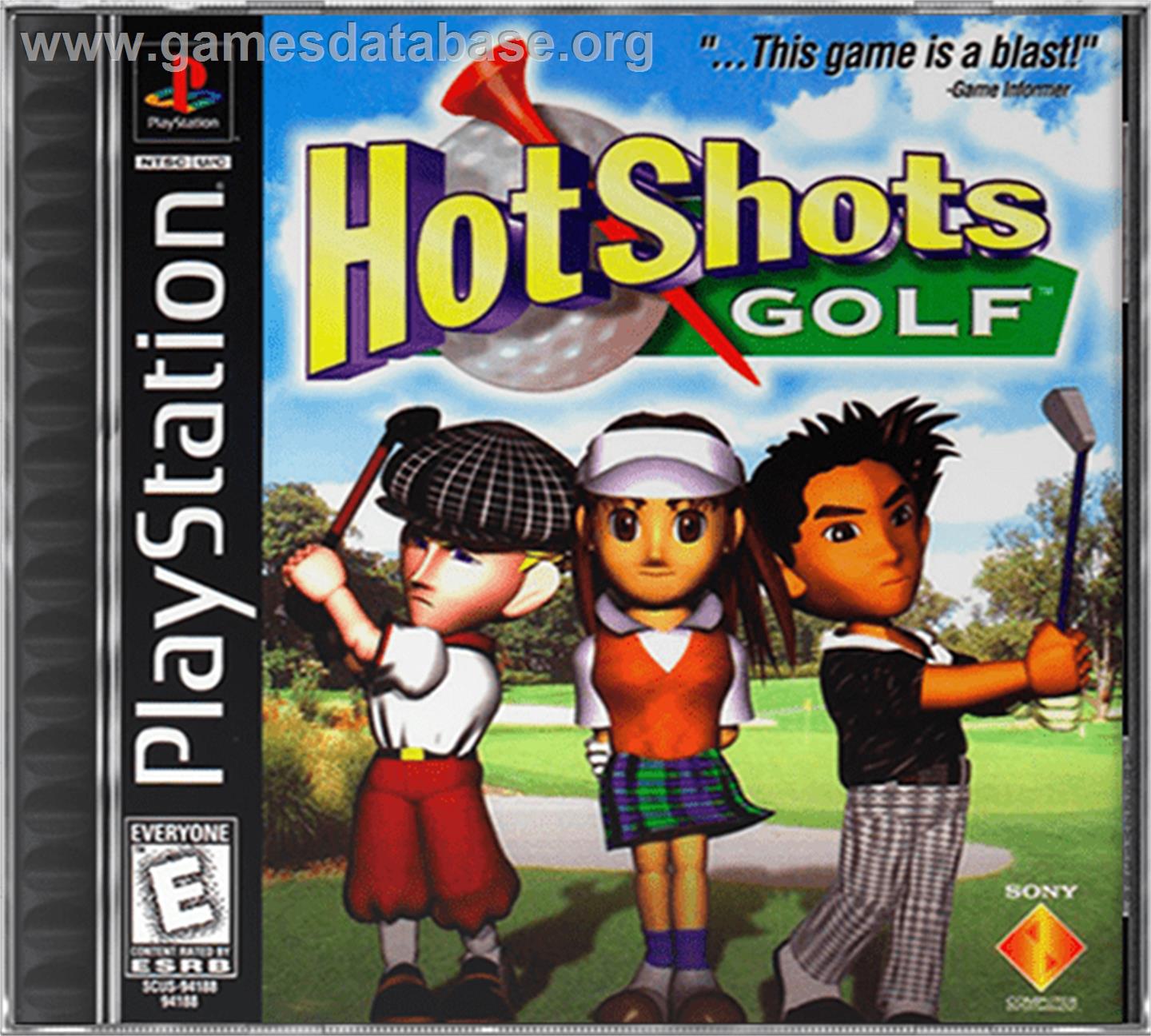 Hot Shots Golf - Sony Playstation - Artwork - Box