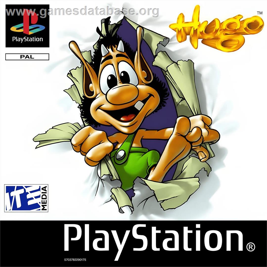 Hugo - Sony Playstation - Artwork - Box
