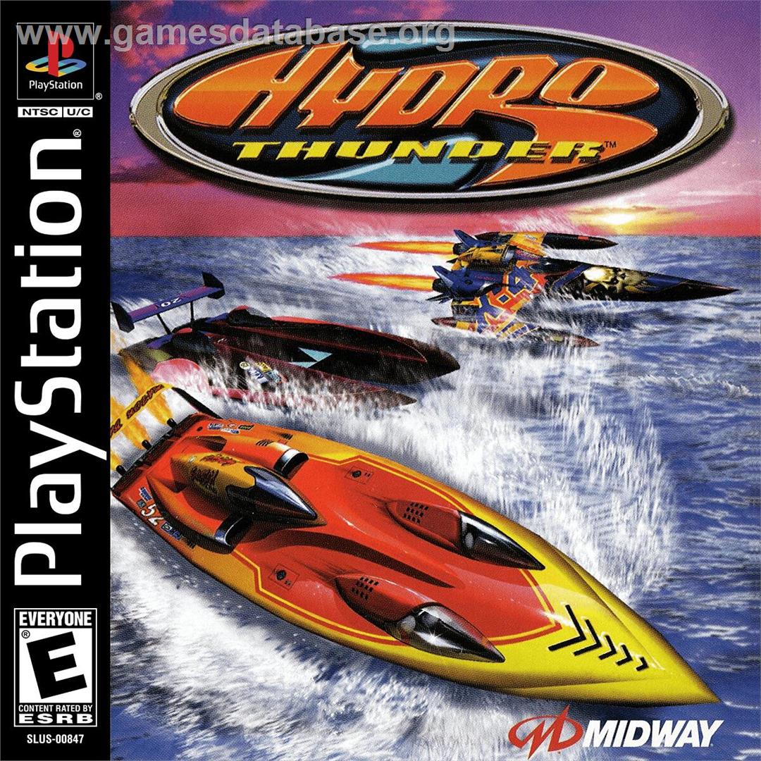 Hydro Thunder - Sony Playstation - Artwork - Box