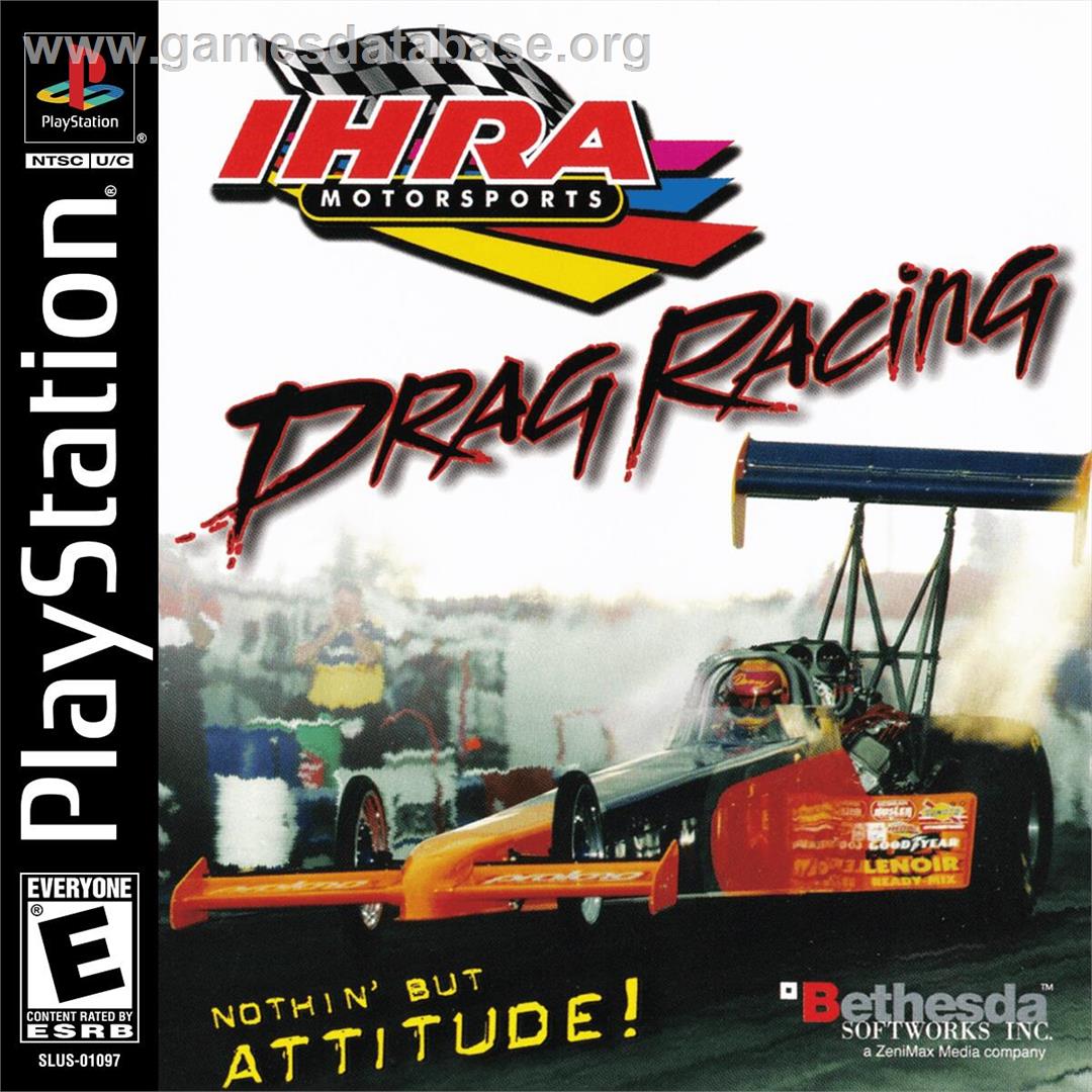 Ihra Motorsports Drag Racing - Sony Playstation - Artwork - Box