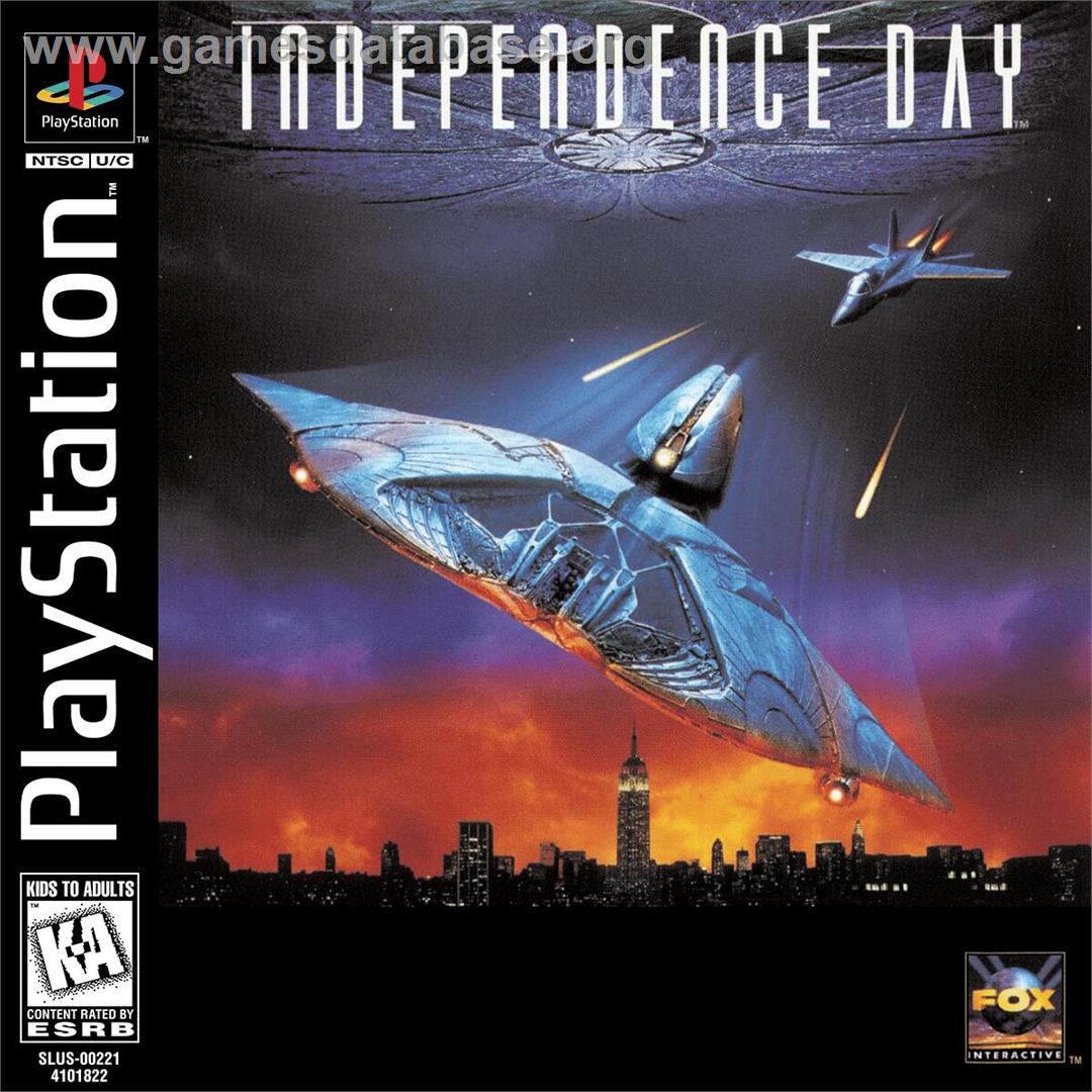 Independance Day - Sony Playstation - Artwork - Box