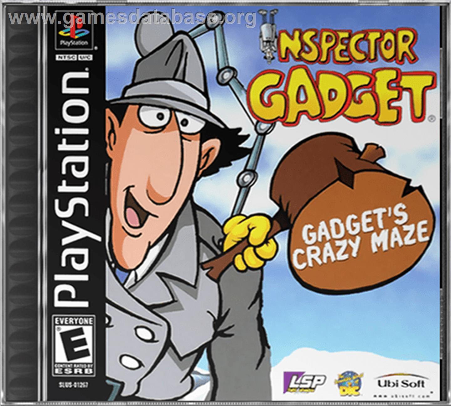 Inspector Gadget: Gadget's Crazy Maze - Sony Playstation - Artwork - Box