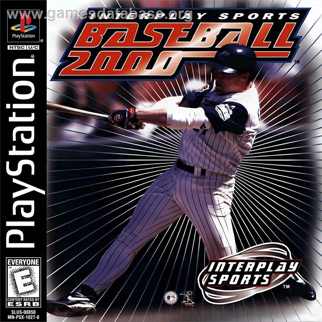 Interplay Sports Baseball 2000 - Sony Playstation - Artwork - Box