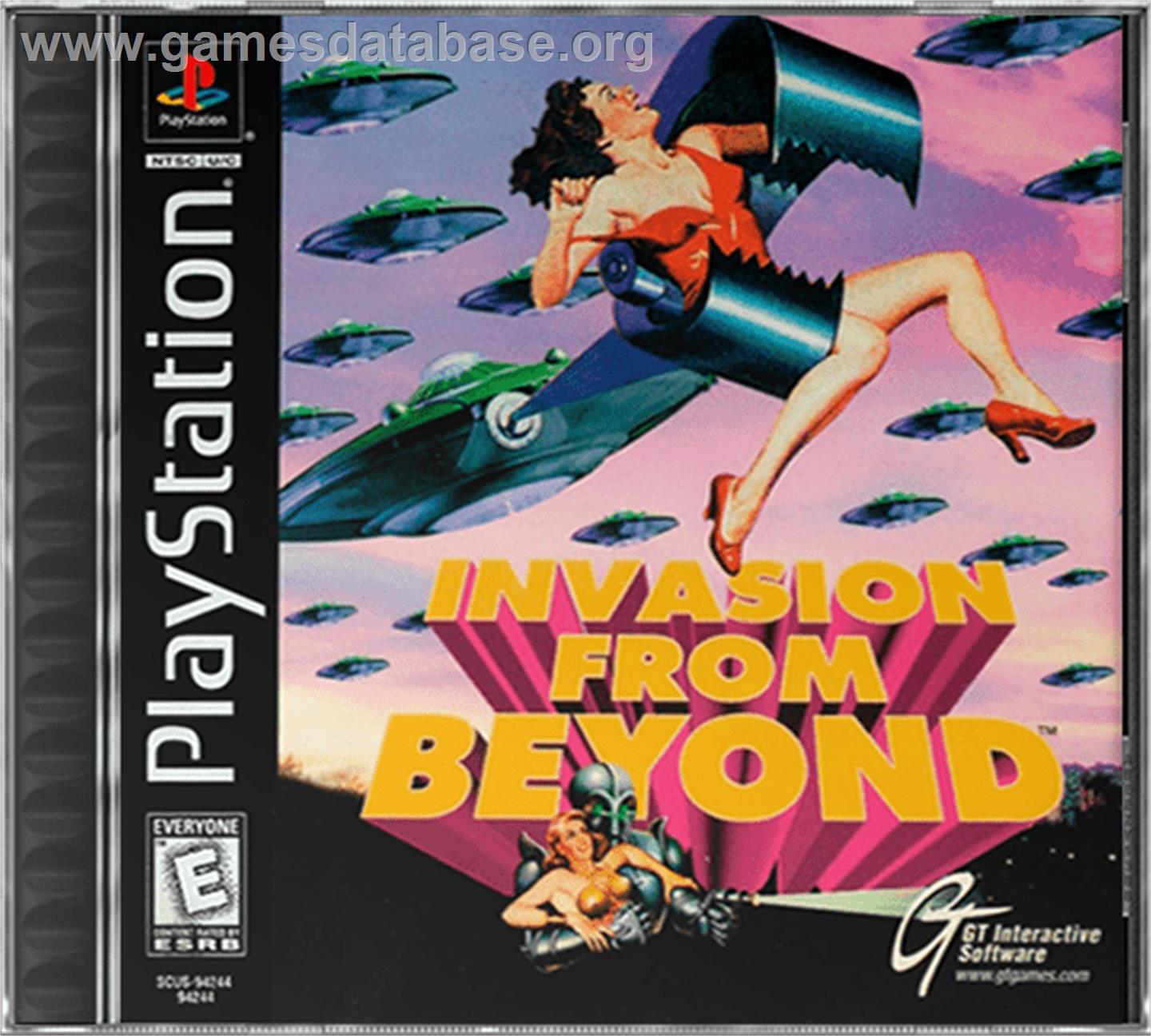 Invasion From Beyond - Sony Playstation - Artwork - Box