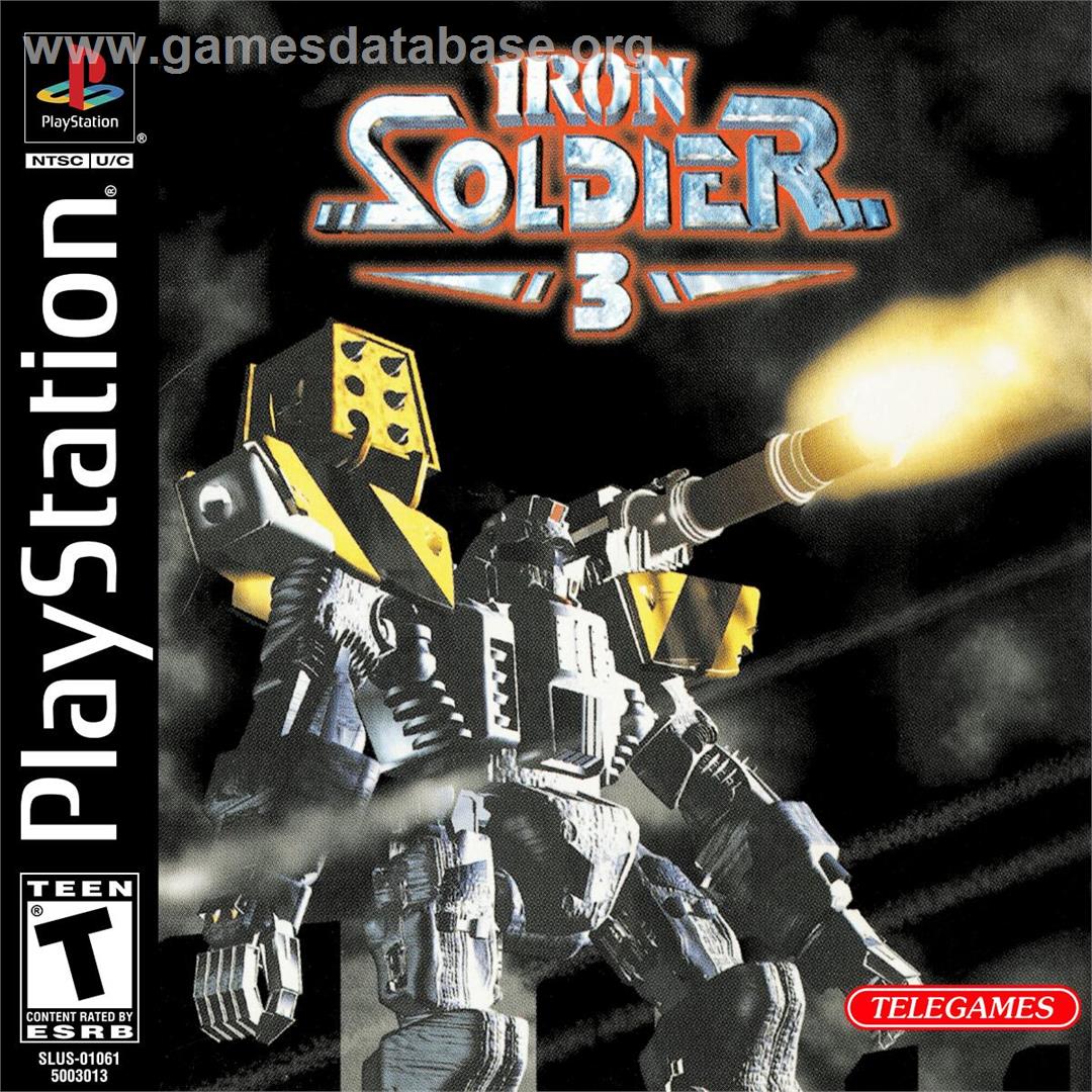 Iron Soldier 3 - Sony Playstation - Artwork - Box