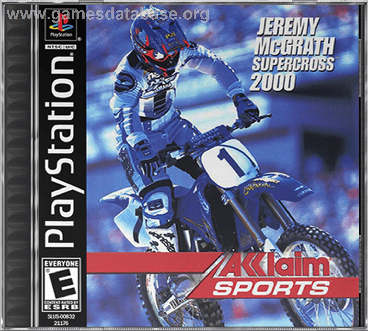 Jeremy McGrath Supercross 2000 - Sony Playstation - Artwork - Box