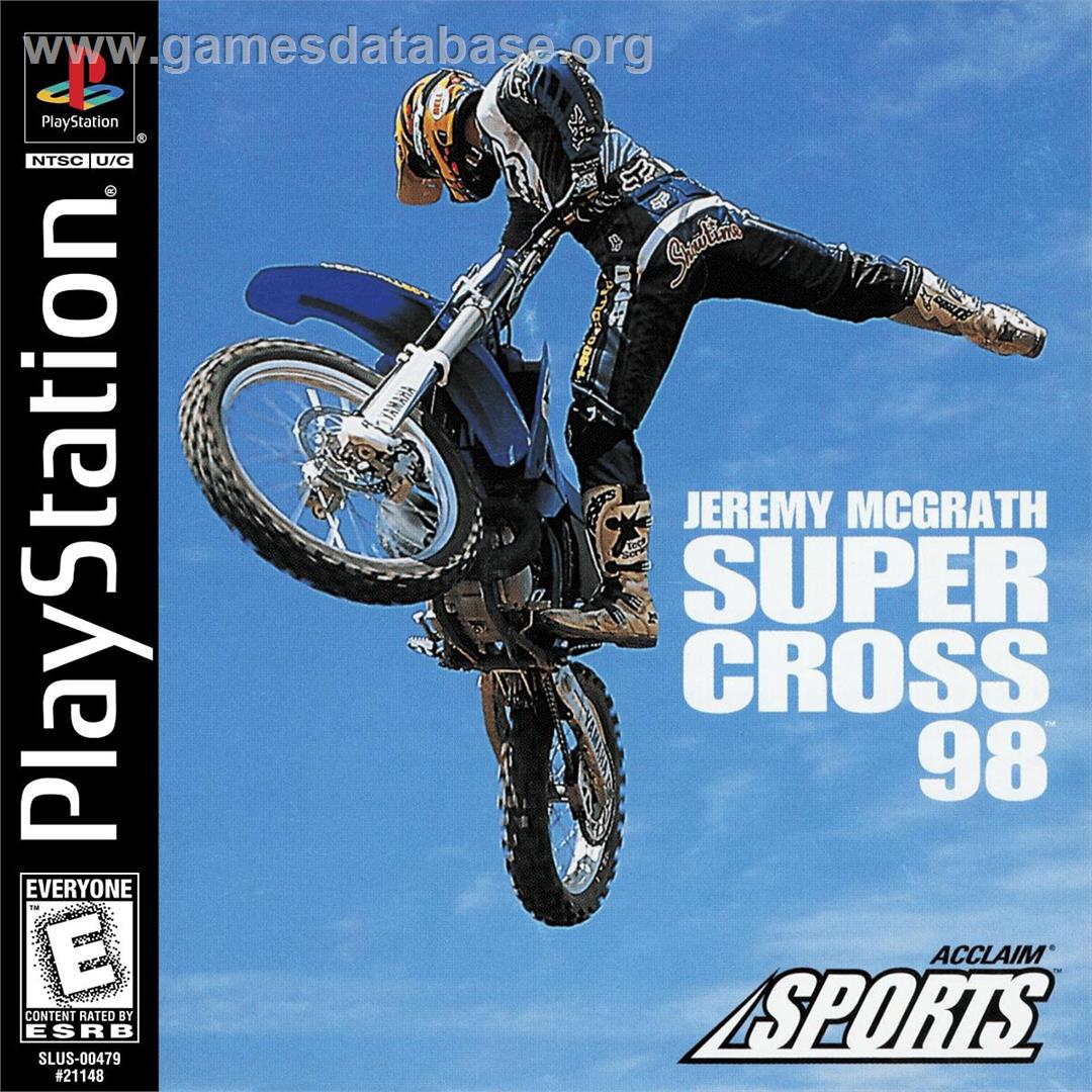 Jeremy Mcgrath Supercross 98 - Sony Playstation - Artwork - Box