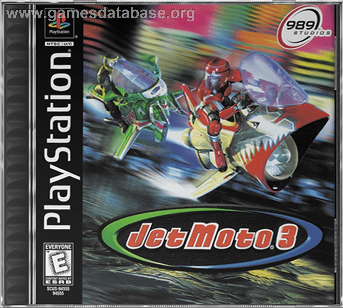 Jet Moto 3 - Sony Playstation - Artwork - Box