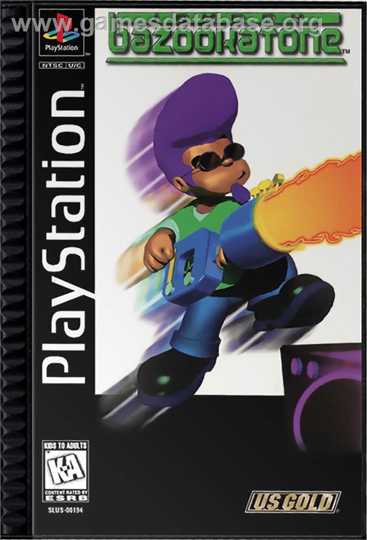 Johnny Bazookatone - Sony Playstation - Artwork - Box