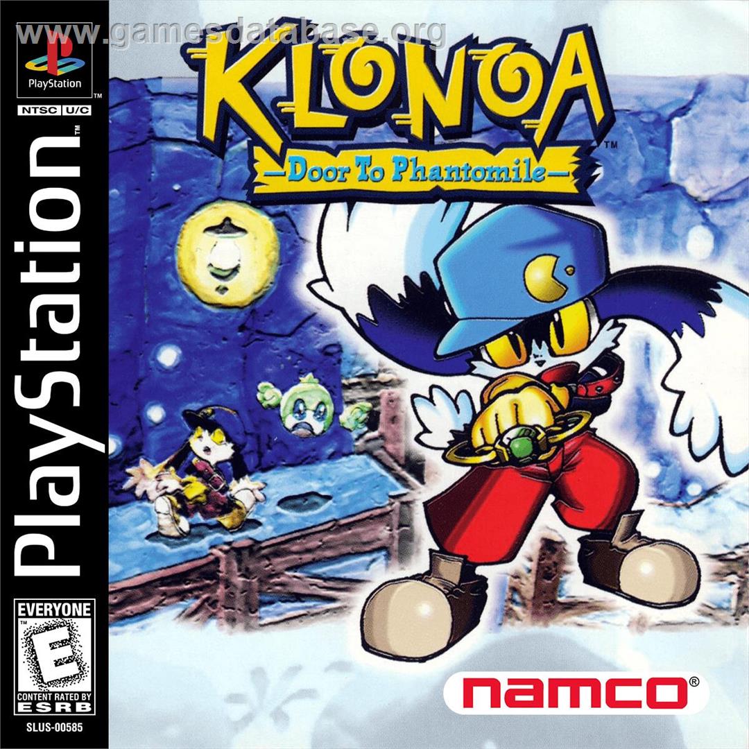 Klonoa - Door To Phantomile - Sony Playstation - Artwork - Box