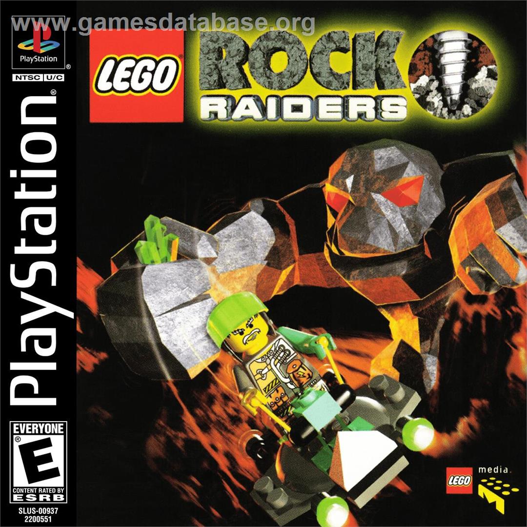 Lego Rock Raiders - Sony Playstation - Artwork - Box