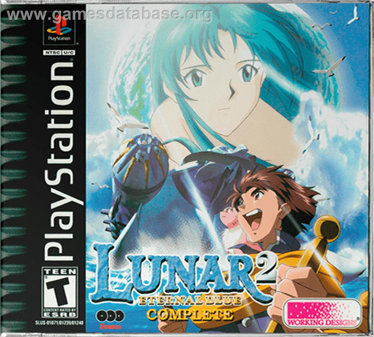 Lunar 2: Eternal Blue Complete - Sony Playstation - Artwork - Box