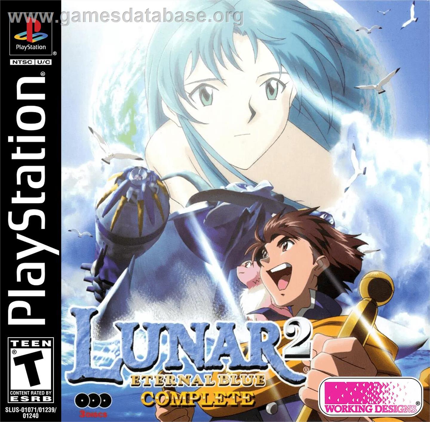 Lunar 2 - Eternal Blue Complete - Sony Playstation - Artwork - Box