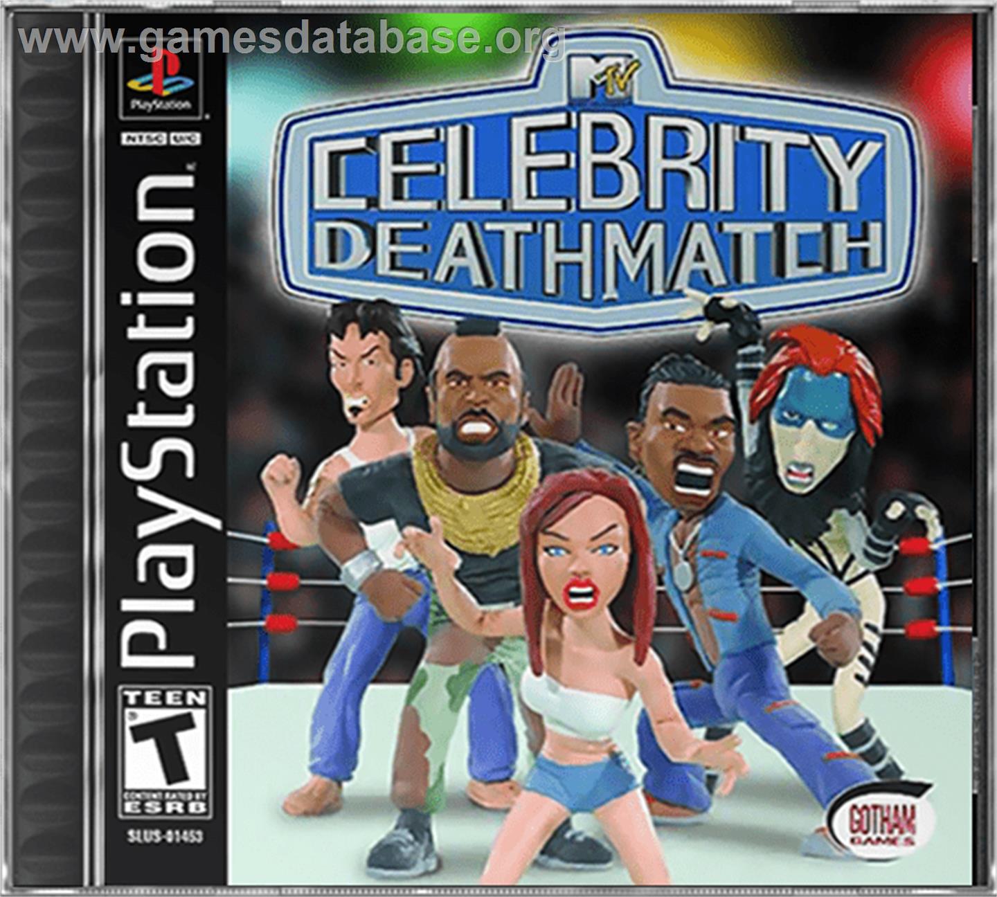 MTV Celebrity Deathmatch - Sony Playstation - Artwork - Box