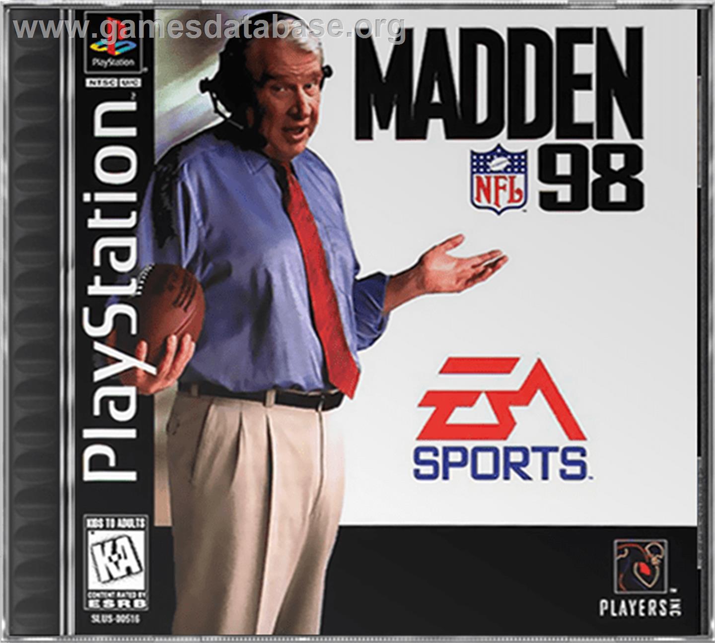 Madden NFL 98 - Sony Playstation - Artwork - Box