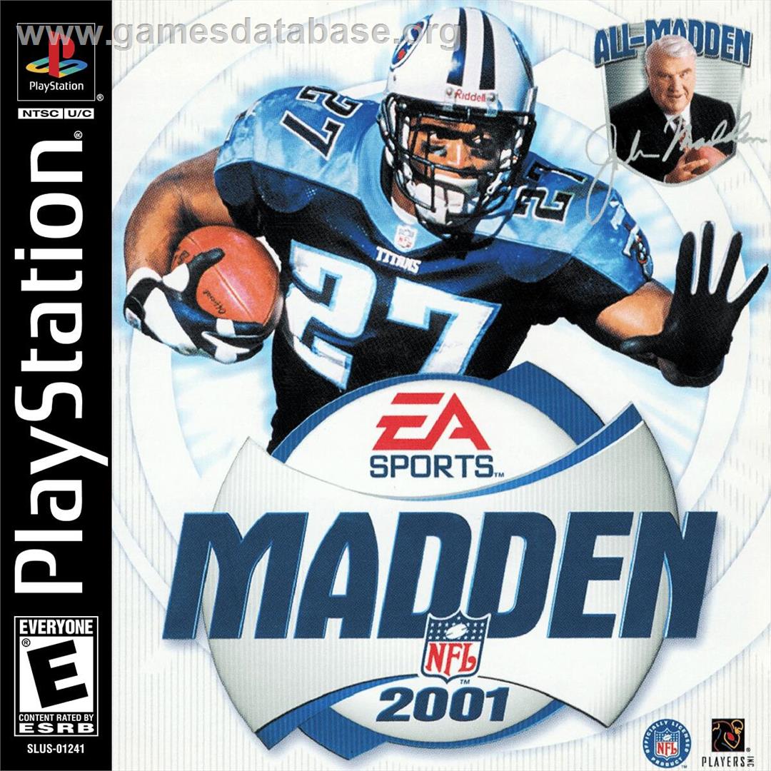 Madden Nfl 2001 - Sony Playstation - Artwork - Box