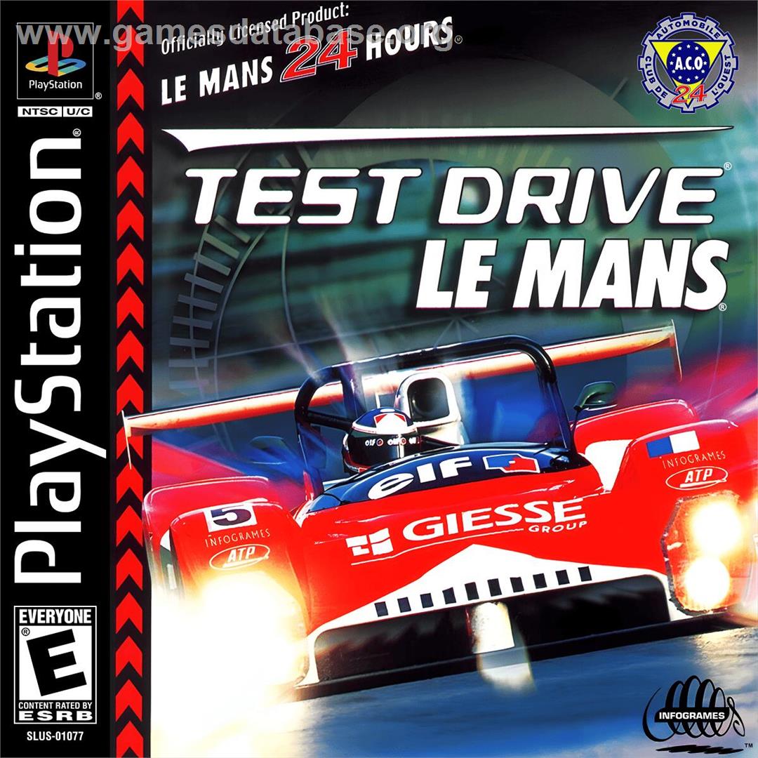 Mans 24 Hours, Le - Sony Playstation - Artwork - Box