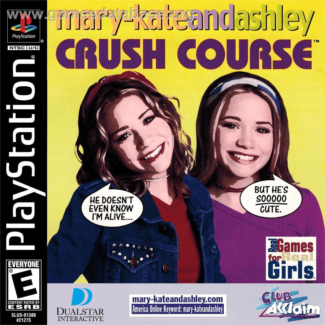Mary-kate And Ashley - Crush Course - Sony Playstation - Artwork - Box