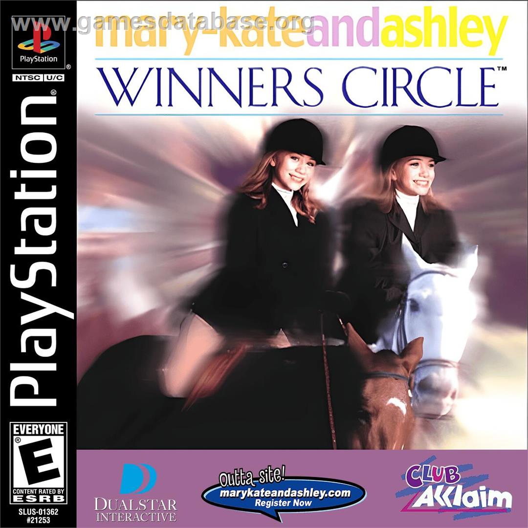 Mary-kate And Ashley - Winners Circle - Sony Playstation - Artwork - Box