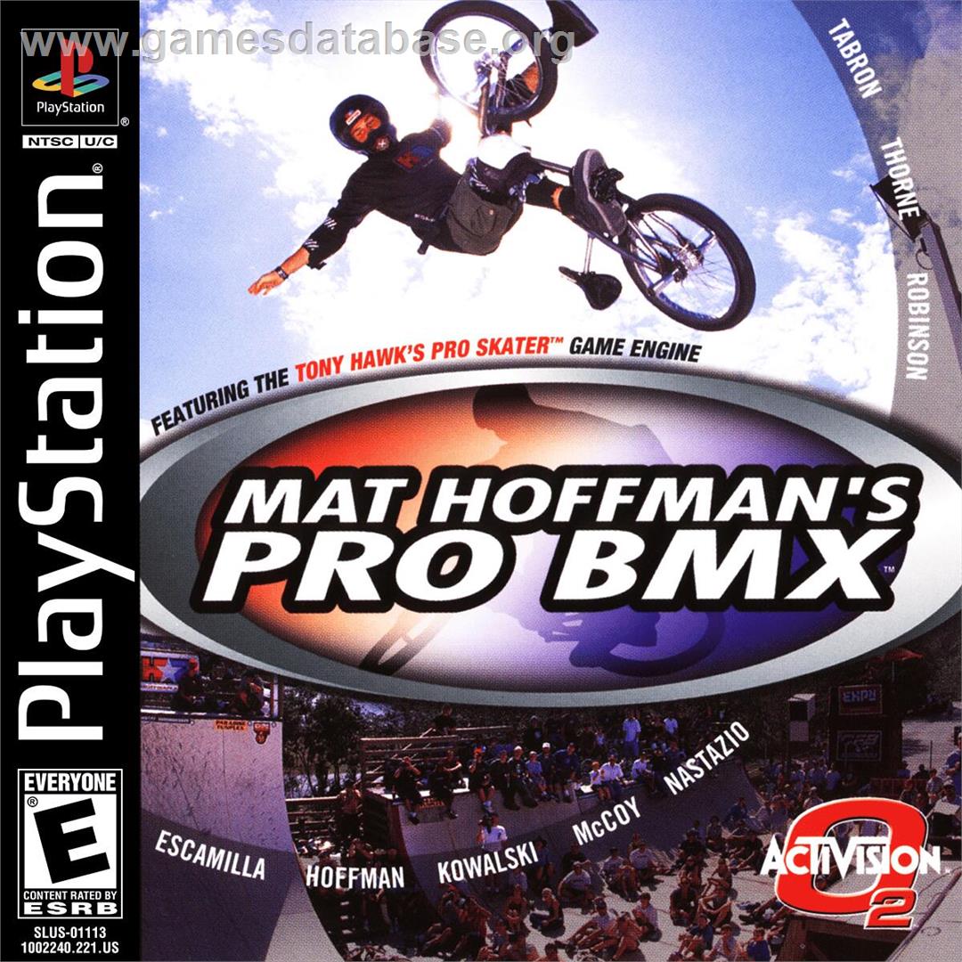 Mat Hoffman's Pro Bmx - Sony Playstation - Artwork - Box