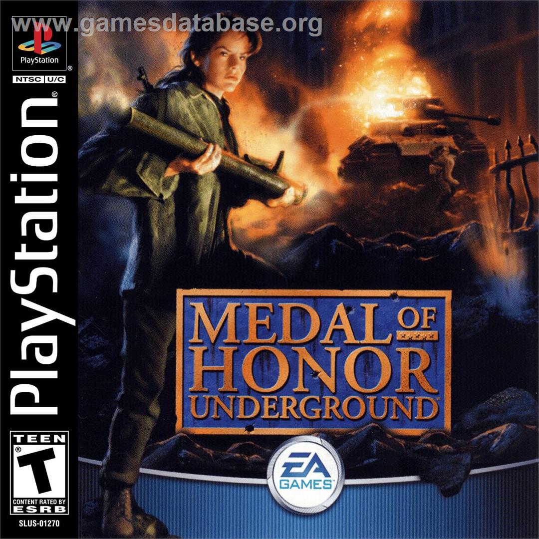 Medal Of Honor - Underground - Sony Playstation - Artwork - Box