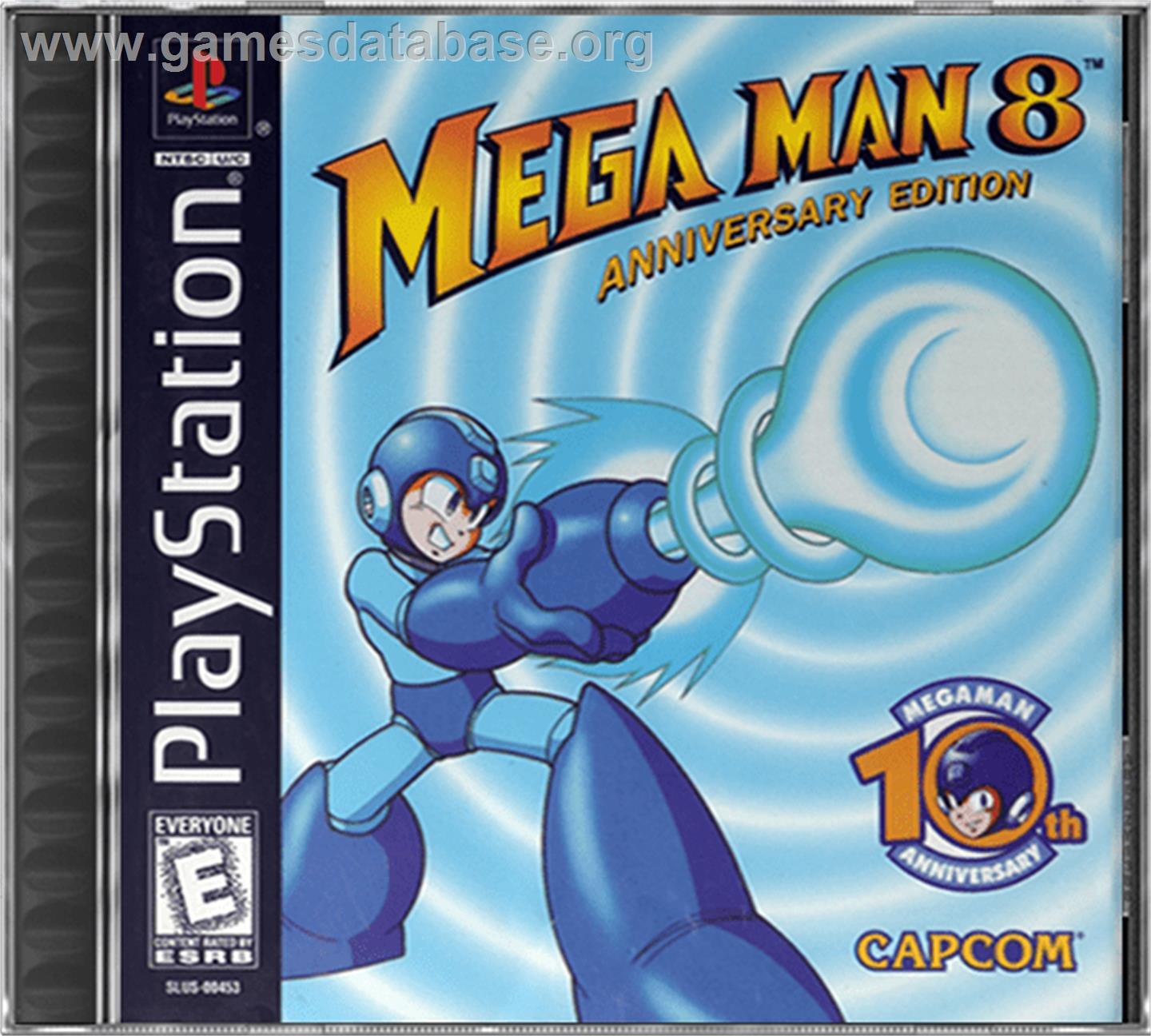 Mega Man 8: Anniversary Edition - Sony Playstation - Artwork - Box