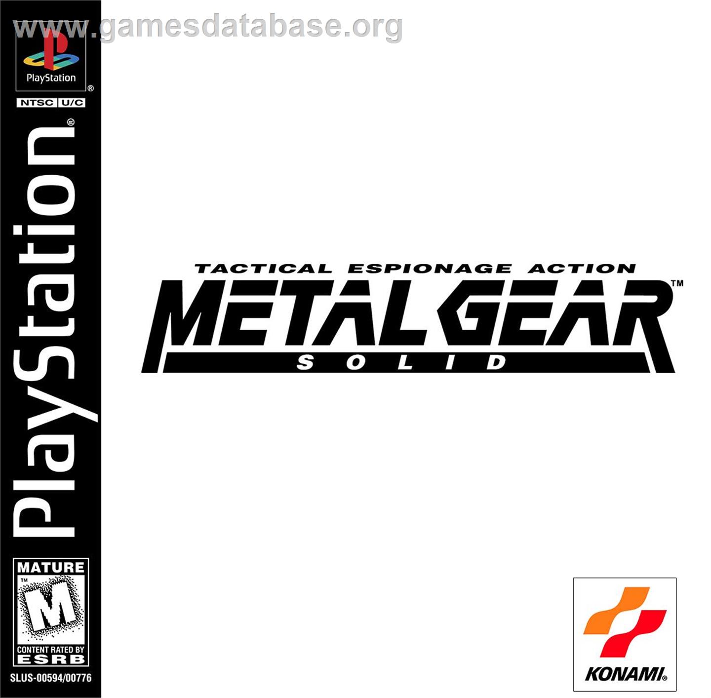 Metal Gear Solid - Sony Playstation - Artwork - Box