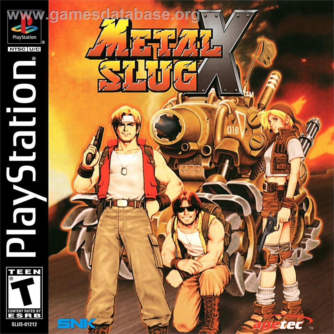 Metal Slug X - Sony Playstation - Artwork - Box