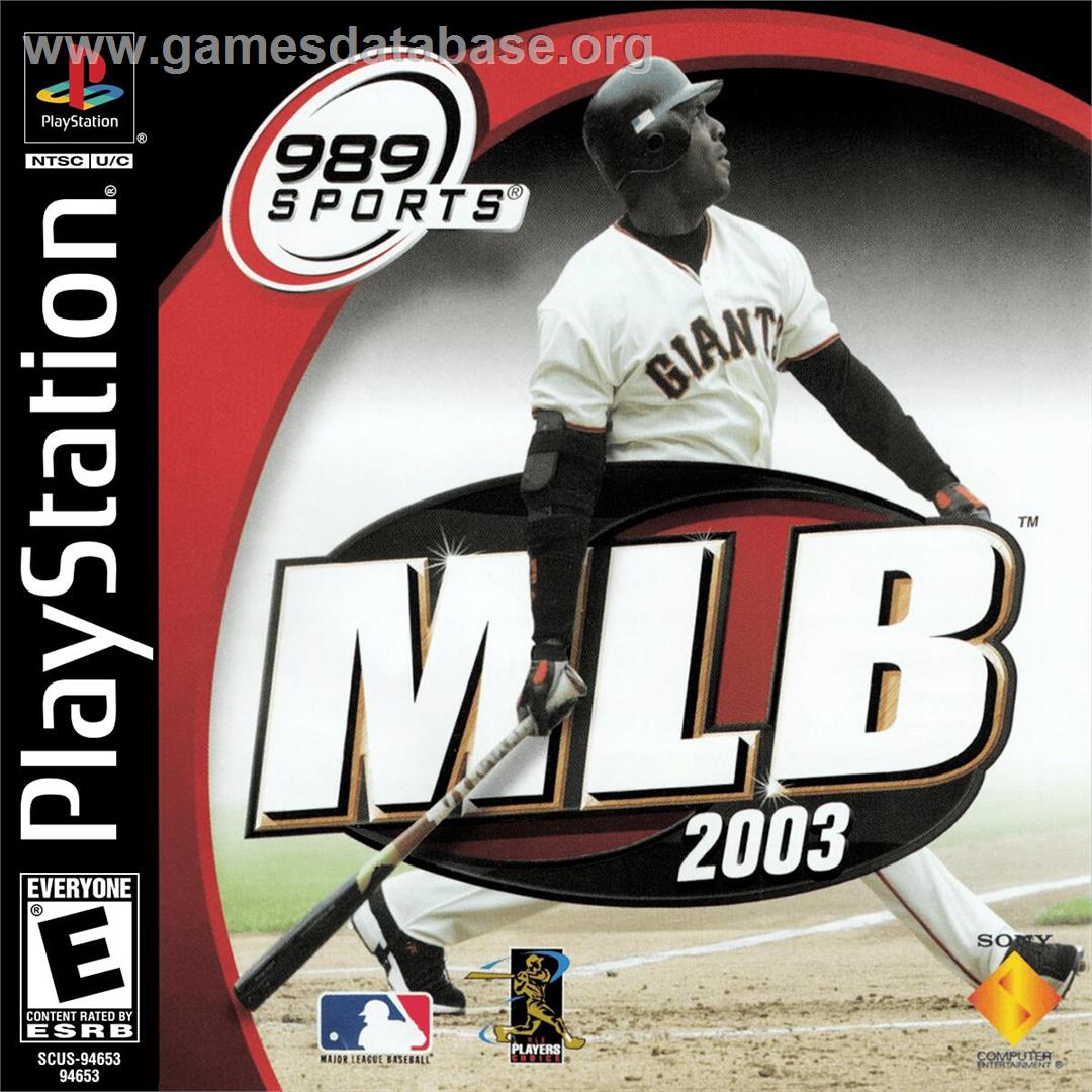 Mlb 2003 - Sony Playstation - Artwork - Box