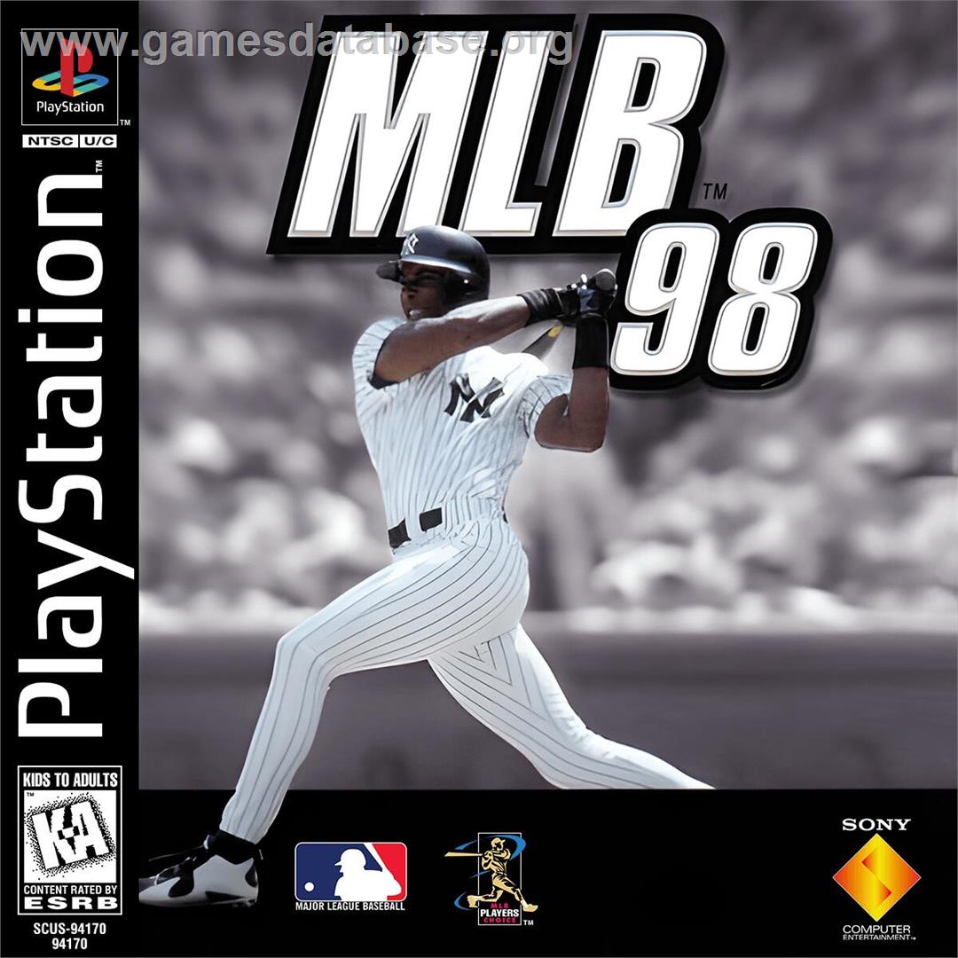 Mlb 98 - Sony Playstation - Artwork - Box