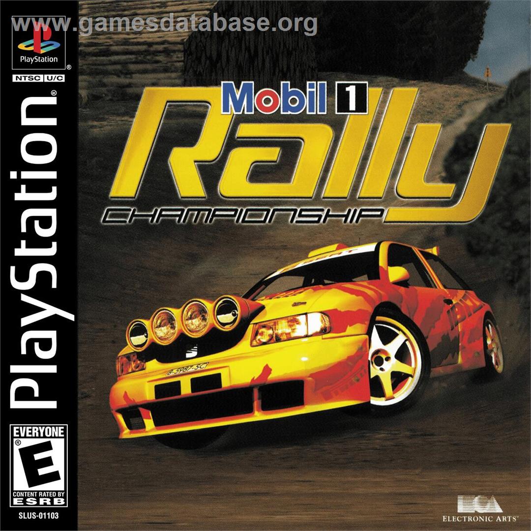 Mobil 1 Rally Championship - Sony Playstation - Artwork - Box
